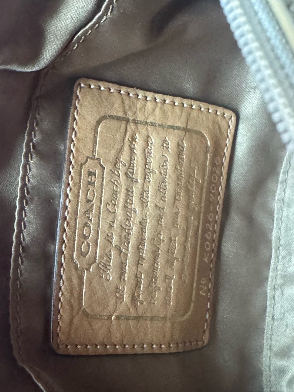 Coach Signature Pouch - Picture 7 of 9